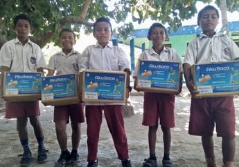 Bantu Akses Bacaan Anak di Pulau Rinca, Dana Kemanusiaan Kompas Salurkan Bantuan Buku