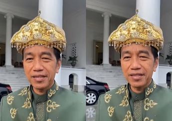 Jokowi Ungkap Makna Baju Adat Bangka Belitung yang Dipakai saat Datang ke Gedung MPR, sang Presiden Ajak Warganet Tebak Busana yang Akan Dikenakannya saat Upacara HUT ke- 77 RI