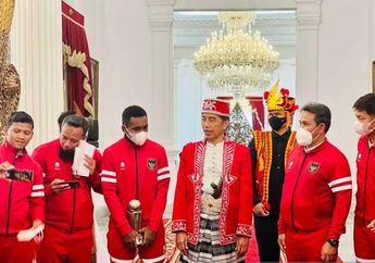 Janji Presiden Joko Widodo untuk Timnas Indonesia di HUT RI ke-77