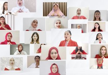 Melly Goeslaw, Nagita Slavina, Lesti Kejora hingga Celine Evangelista Persembahkan Lagu 'Rumah Kita' di HUT RI ke-77, Langsung Banjir Pujian Netizen