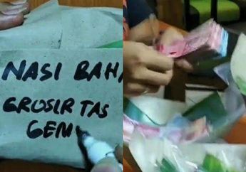 Aksi Pasutri Bagi-bagi Nasi Bungkus ini Viral, Saat Dibuka Isinya Justru Bikin Melongo!