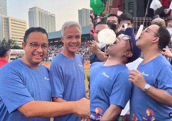 Nggak Ada Gengsi-gengsinya, Begini Gaya Nyeleneh Ganjar Pranowo, Ridwan Kamil, Anies Baswedan saat Lomba Makan Kerupuk hingga Balap Karung, Netizen Auto Heboh!