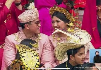 Kaesang Pangarep Kepergok Gandeng Erina Gudono saat Hadiri HUT RI Ke-77 di Istana Negara