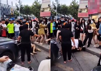 &nbsp;  Curiga Kekasihnya Direbut, Perempuan Ini Auto Naik Pitam dan Ajak Teman Satu Gengnya Beri Pelajaran ke Terduga Pelakor di Pinggir Jalan