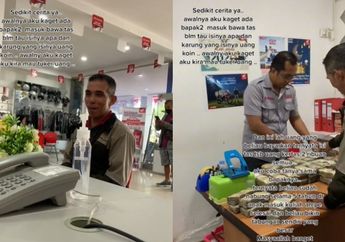 Viral Seorang Ayah Rela Menabung Selama 5 Tahun Demi Belikan Motor untuk Anaknya Secara Cash Pakai Uang Receh, Netizan: Anaknya Pasti Bersyukur Banget