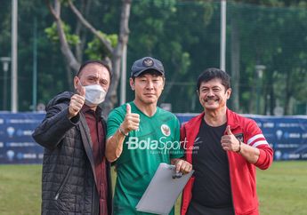 Luis Milla dan Shin Tae-yong 'Mesra' Diskusi soal Filanesia, Thomas Doll Tidak Jadi Diajak?