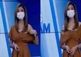 Panik Plus Malu! Baju Presenter Berita Ini Mendadak Melorot saat Siaran Live TV, Apes Sudah Alami 2 Kali