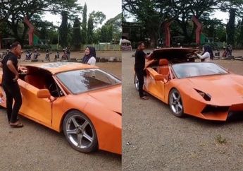 Viral Seorang Wanita Dijemput Ayang Pakai Mobil Lamborghini, Pas Dilihat Penampakannya Auto Bikin 'Hati Bergetar' Gak Karuan, Netizen: Lah Kok Gini?