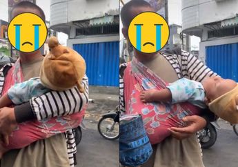 Tega Banget! Viral Seorang Pria Bawa Anaknya Ngemis di Jalanan, Diduga Beri Obat Tidur untuk sang Bayi agar Tak Rewel, Netizen: Sedihnya Ya Tuhan