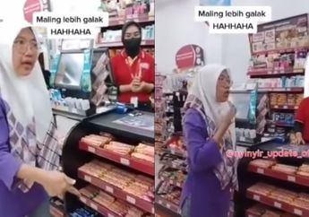 Maling Lebih Galak! Viral Emak-Emak Keciduk Curi Barang di Minimarket Malah Ngegas ke Karyawan, Netizen: Malu-Maluin Aja