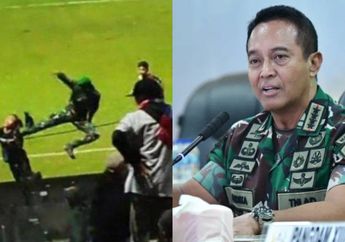 Jenderal Andika Perkasa Murka Usai Tahu Video Tendangan 'Ninja' Oknum TNI di Tragedi Kanjuruhan, sang Panglima TNI Bakal Tindak Tegas
