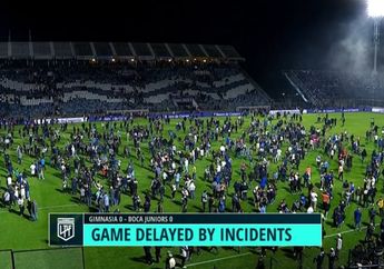 Mirip Tragedi Kanjuruhan, Laga Gimnasia La Plata Vs Boca Juniors Terhenti Akibat Tembakan Gas Air Mata