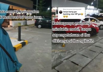 Bikin Jantungan! Nenek Ini Panik Ditinggal Rombongan Saat ke Toilet Rest Area, Fakta Sebenarnya Malah Buat Netizen Auto Meradang