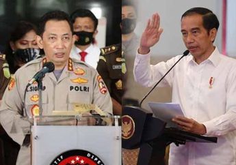 Tangan Kapolri Jenderal Listyo Sigit Bergetar Hebat saat Sampaikan Pidato di Hadapan Presiden Jokowi, Ada Apa Gerangan?