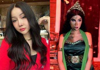 Lucinta Luna Bertransformasi Jadi Badarawuhi di Pesta Halloween, Parasnya Malah Dibilang Mirip Istri Ruben Onsu
