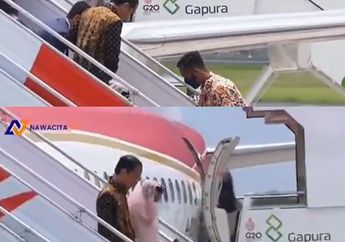 Iriana Jokowi Terjatuh Saat Turuni Tangga Pesawat, Gibran Rakabuming Sebut sang Ibunda Kecapean: Rapopo Santai Wae