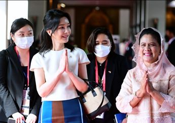 Cantik Bak ABG, Istri Presiden Korea Selatan saat Bertemu dengan Iriana Jokowi Jadi Sorotan, Inilah Profil Singkatnya!