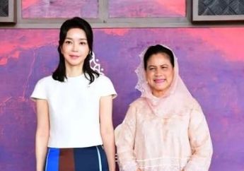 Mencak-mencak Iriana Jokowi Disamakan Pembantu Usai Bersanding dengan Ibu Negara Korea Selatan, Netizen: Gak Lucu, Rasis!