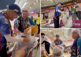 Pertahankan Reputasi, Jepang Kembali Jadi Tamu Terbaik Piala Dunia 2022, Aksi Suporter Bersih-bersih Sampah Usai Laga Banjir Pujian