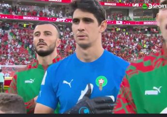 Piala Dunia 2022 - Terungkap, Ini Alasan Kiper Maroko 'Menghilang' usai Nyanyi Lagu Kebangsaan