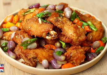 Resep Sayap Goreng Lauk Bawang Ala Chef Martin Praja, Sat Set Sat Set Langsung Jadi!