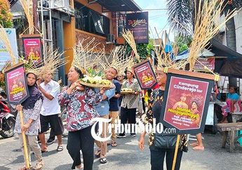 H-3 Pernikahan Kaesang Pangarep dan Erina Gudono, Warga Cinderejo Lor Solo Gelar Arak-arakan Tumpeng Untuk Hal Ini