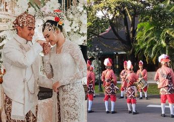 Kaesang dan Erina Gudono Pamit Diantar Kereta Kencana, Prajurit Keraton Berjaga di Depan Pendopo Agung Royal Ambarrukmo