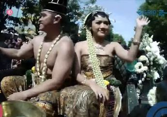 Kaesang Pangarep dan Erina Gudono Bak Raja dan Ratu Sehari Ala Royal Wedding Versi Jawa, Sedari Pagi Tebar Senyum Merekah Sapa Warga Solo
