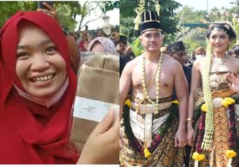 Girang Bukan Main dapat Souvenir Pernikahan Kaesang Pangarep dan Erina Gudono, Begini Antusiasme Warga Solo Sambut Rombongan Presiden Jokowi!