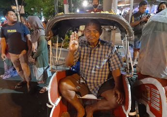 Kebanjiran Rezeki, Tukang Becak Ini Raup Pendapatan 2 Kali Lipat di Resepsi Pernikahan Kaesang dan Erina Gudono