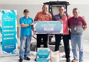 Yayasan Dana Kemanusiaan Kompas Salurkan Logistik Dapur Umum untuk Bantu Korban Gempa Cianjur yang dikelola Kemensos