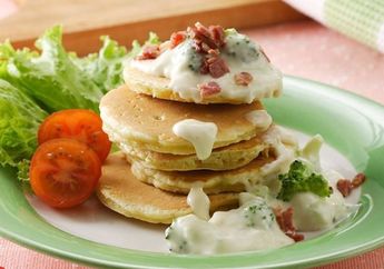 Resep Pancake Havermut Saus Brokoli, Menu Unik namun Simpel yang Cocok Dihidangkan untuk Bekal Sekolah si Kecil