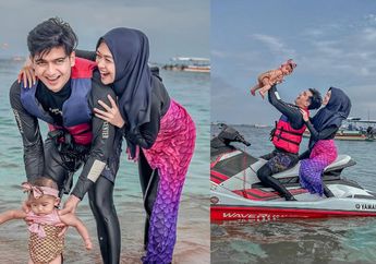 Sembrono Bawa Baby Moana Naik Jetski di Laut dengan Satu Tangan, Ria Ricis Kembali Dinyinyir Netizen: Bapak Ibunya Pakai Pelampung, Anaknya Ga Pake? 