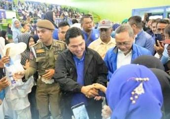 Pasha Ungu dan Uya Kuya Hadiri Jalan Sehat Bersama Erick Thohir