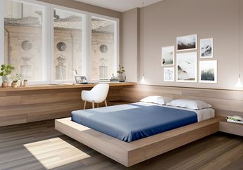Daya Tarik Floating Bed, Rangka Tempat Tidur Futuristik yang Bikin Kamar Estetik!