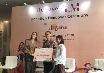 Luna Maya X Re.Juve Beri Donasi Rp 121 Juta untuk Anak Berkebutuhan Khusus