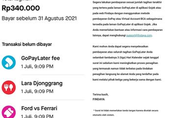 Begini Cara Penagihan Gopaylater Jika Telat Bayar Tagihan