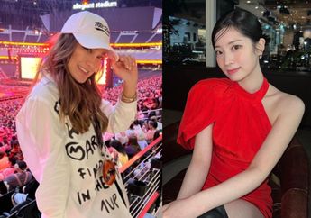 Bikin Jiwa Iri Fans K-Pop Meronta-ronta, Gaya Luna Maya dan Dahyun TWICE saat Bertemu Lagi Bikin Netizen Geger