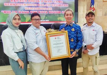 PT Mitra Natura Raya Menerima Penghargaan atas Partisipasi dan kontribusi pada Bulan Dana PMI Kota Bogor Tahun 2022