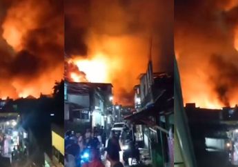 NGERI, Begini Detik-detik Ledakan di Depo Pertamina Plumpang, Warga Panik Lihat Petir Menyambar hingga Langit Merah Bak Gunung Meletus