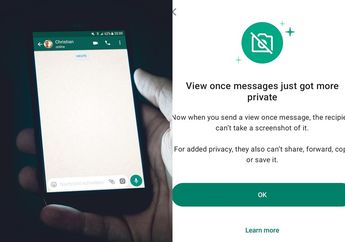 Cara Mengirim Foto dan Video Sekali Tampil di WhatsApp, Pakai Fitur View Once!