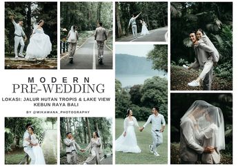 Pilihan Terbaik Calon Pengantin, Berikut Inspirasi Tema Foto Pre-Wedding di Kebun Raya Bali