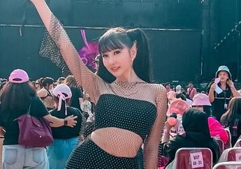 Tampil dengan Gaya Imut Nonton Konser, Suara Lucinta Luna Saat Teriak Panggil Jisoo BLACKPINK Auto Bikin Kaget