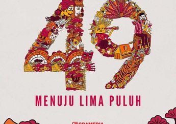 Gramedia Pustaka Utama Ultah Ke-49, Traktirannya Banyak Diskon dan Promo Menarik!