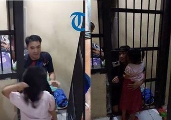 Viral Seorang Ayah Peluk Putrinya dari Balik Sel Penjara, Ternyata Inilah Sosoknya, Dibui Karena Ini!