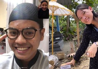Pulang dari Swiss Langsung Ziarah ke Makam Syabda Perkasa, Senyum Tegar Pitha di Depan Nisan Sang Kekasih Bikin Haru