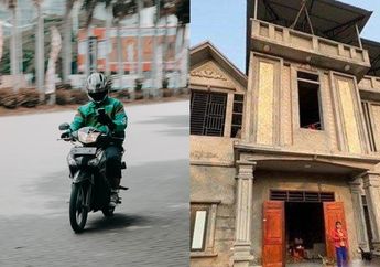 Driver Ojol Berhasil Bangun Istana Megah di Kampung Halaman, Hasil Kerja 17 Jam Sehari, Habiskan Biaya Segini!