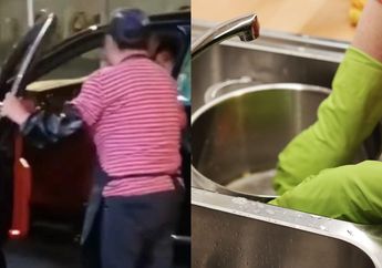 Bos Kaget Tukang Cuci Piringnya Pulang Dijemput Mobil Mewah, Identitasnya Terungkap Bikin Melongo