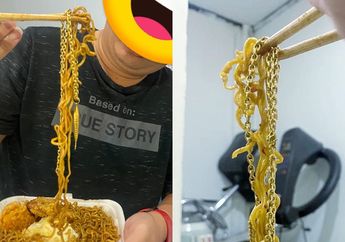 Temukan Kalung Emas saat Makan Mie, Pria ini Pilih Lakukan Aksi Mulia ini