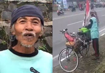 Kisah Kakek 70 Tahun Mudik ke Yogyakarta Seorang Diri dengan Mengayuh Sepeda, Jiwa Muda Mbah Pur Masih Membara!